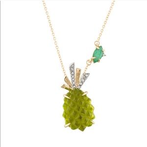 NEW Alexis Bittar pineapple lucite necklace